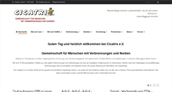 Desktop Screenshot of cicatrix.de