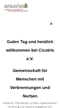 Mobile Screenshot of cicatrix.de